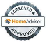 homeadvisor screened & approved badge
